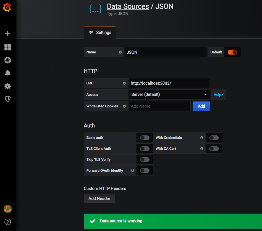 create data source